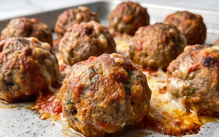 Baked Italian Meatballs